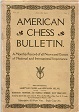AMERICAN CHESS BULLETIN / 1913 vol 10, no 1
